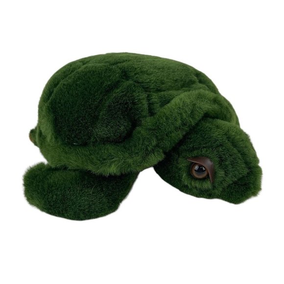 JLI Other - JLI Green Sea Turtle 9” Plush Realistic Stuffed Animal Vintage 1994